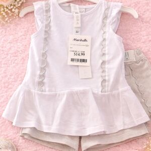 ✨ Maggie & Zoe Baby Girl 2-Piece Outfit (Size 6 Months) ✨